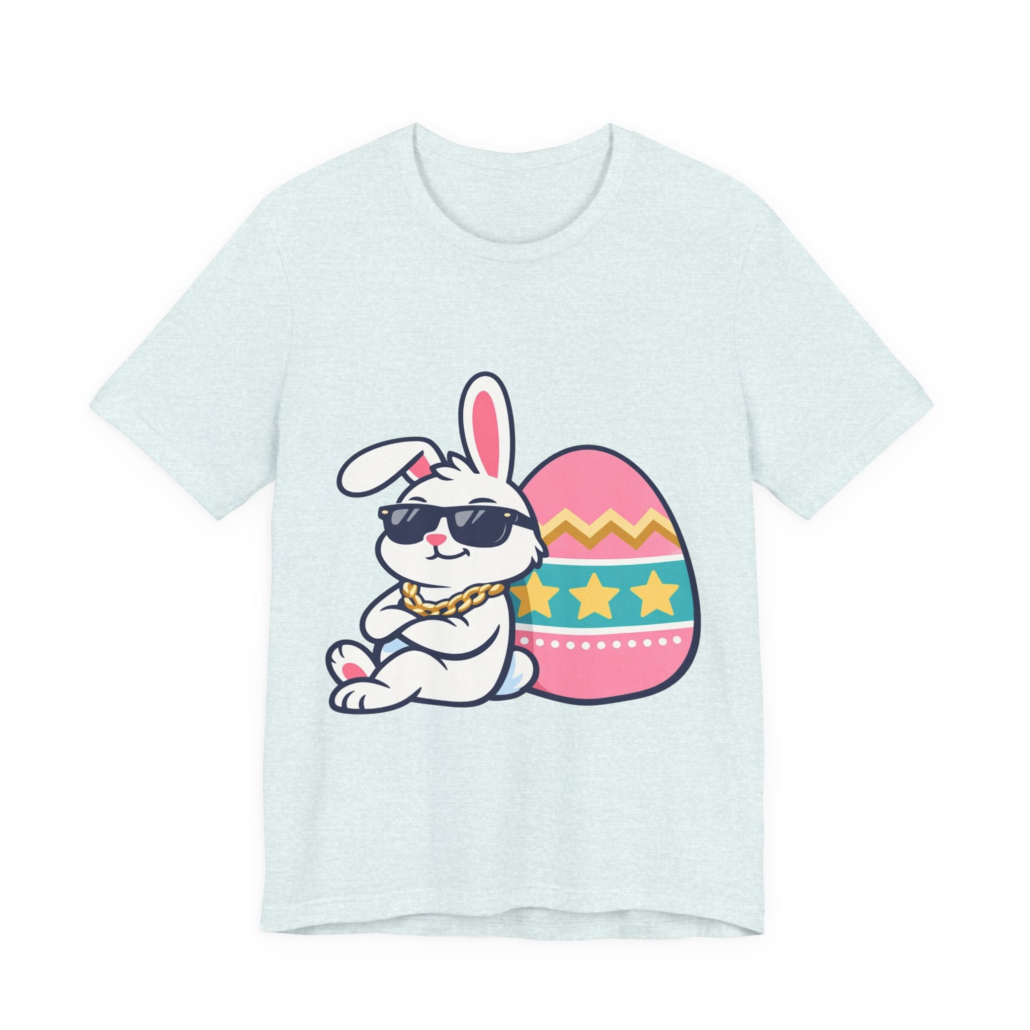 Cool Bunny with Sunglasses Easter Egg Tee | Cute Easter Bunny Shirt
